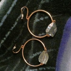 Rose Goldtone Earrings